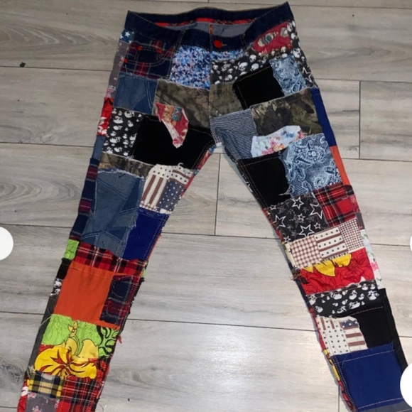 BlePa Other - Biepa Y2K Patchwork Mens Jeans SIZE 32 NWT